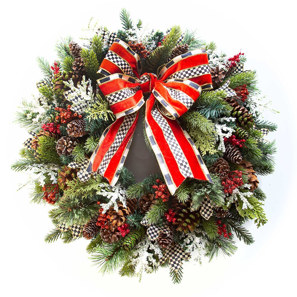Holiday 2021 Wreaths I Mackenzie-Childs Classic Courtly Wreath