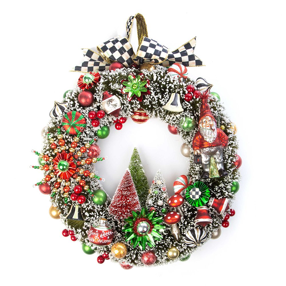 Holiday 2021 Wreaths I Mackenzie-Childs Nostalgia Christmas Wreath