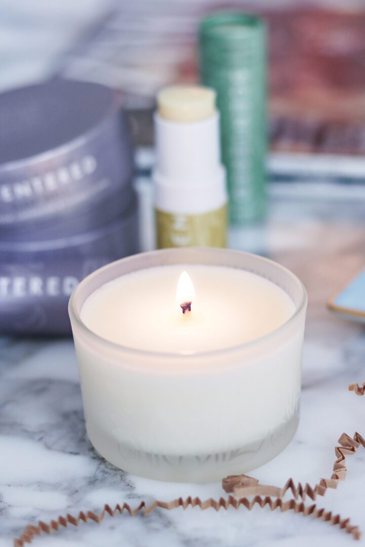 Stress Relief Gifts from Scentered I Aromatherapy Balm and Candle #wellness #selfcare