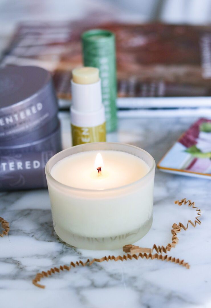 Stress Relief Gifts from Scentered I Aromatherapy Balm and Candle #wellness #selfcare