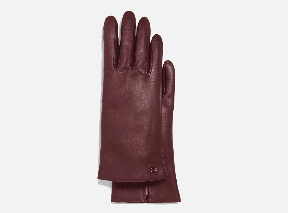 COACH Holiday 2021 Gift Ideas Under $100 I Leather Winter Gloves