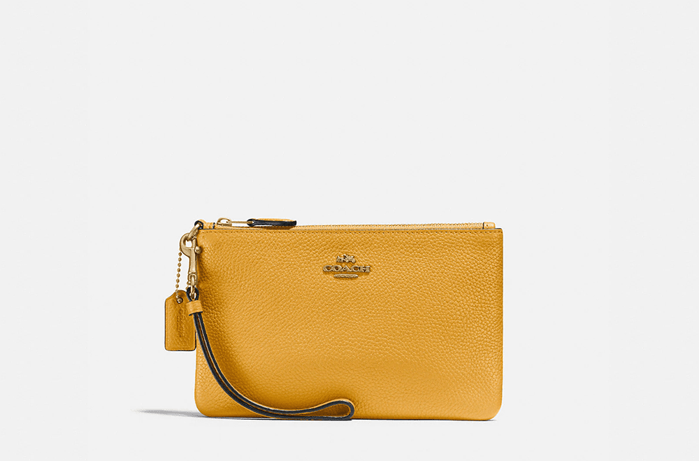COACH Holiday 2021 Gift Ideas Under $50 I Small Wristlet #giftsforher #fashionstyle