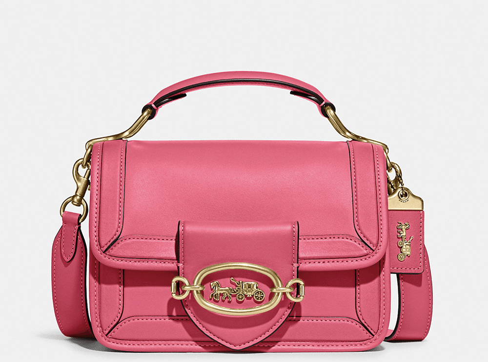 COACH Horse and Carriage Collection I Hot Pink Hero Shoulder Bag #ashionstyle #ootdstyle #handbagaddict