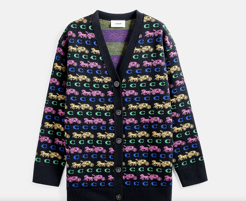 COACH Horse and Carriage Collection Cardigan #fashionstyle #ootdstyle
