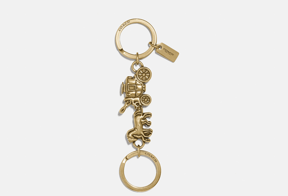 COACH Horse and Carriage Collection Keychain #ootdstyle #fashionstyle