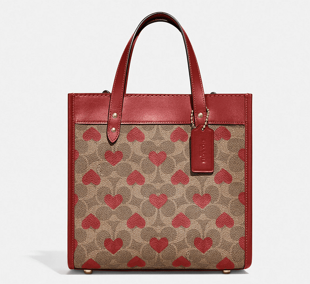 2022 Valentine's Day Outfit Ideas I COACH Field Tote Bag in Heart Print #ootdstyle #fashionstyle