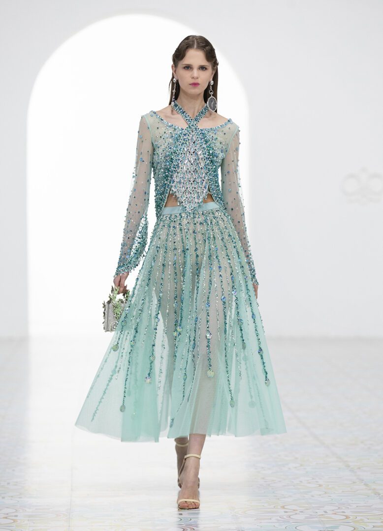 Georges Hobeika Spring 2022 Couture Collection I Dreaminlace.com #fashionstyle #couturedetails