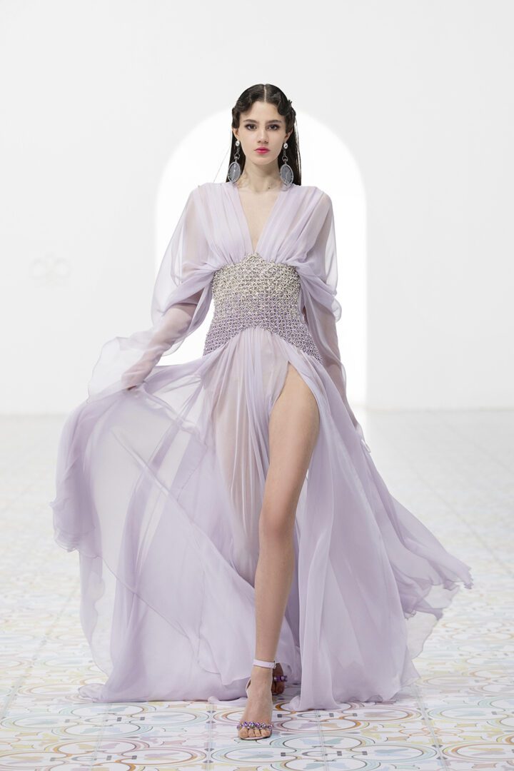 Georges Hobeika Spring 2022 Couture Collection I Dreaminlace.com #fashionstyle #couturedetails