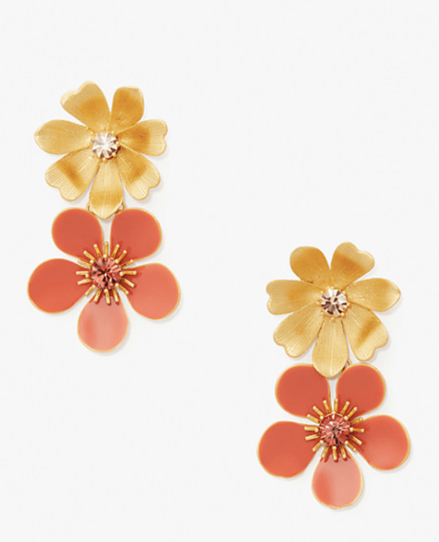 Kate Spade Spring 2022 Collection I Floral Earring
