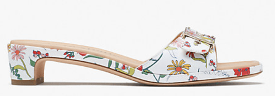 Kate Spade Spring 2022 Floral Sandals I DreaminLace.com #fashionstyle #ootdstyle
