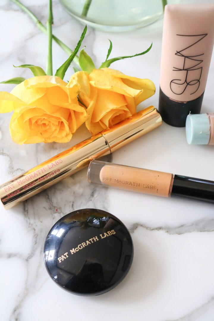 My Most Repurchased Makeup Products I Pat McGrath Labs Undereye Powder, Concealer and Dark Star Mascara #makeupaddict #beautyblog #makeuproutine