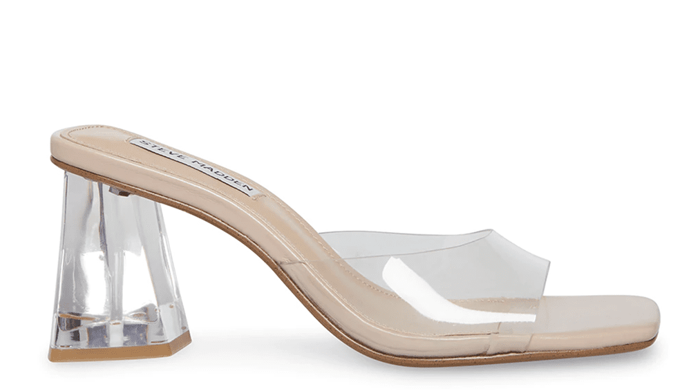 Steve Madden Spring 2022 Collection Clear Heels #fashionstyle #ootdstyle #shoeaddict