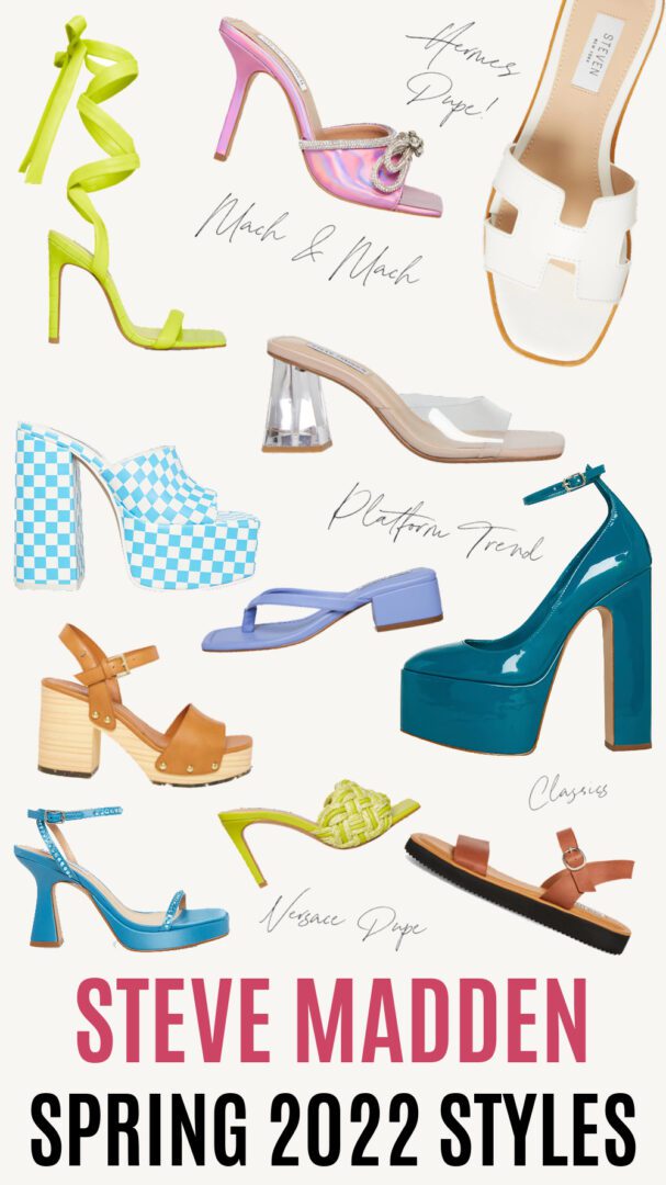 Steve Madden Spring 2022 Collection I Dreaminlace.com #shoeaddict #springoutfit #ootdstyle