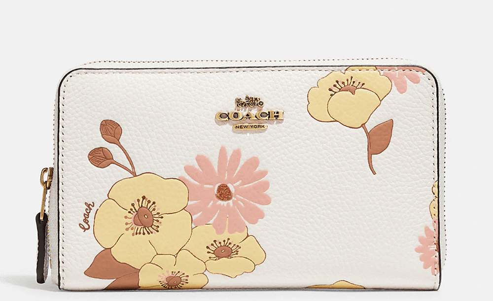 2022 Mother's Day Gift Ideas I COACH Medium Floral Zip Wallet