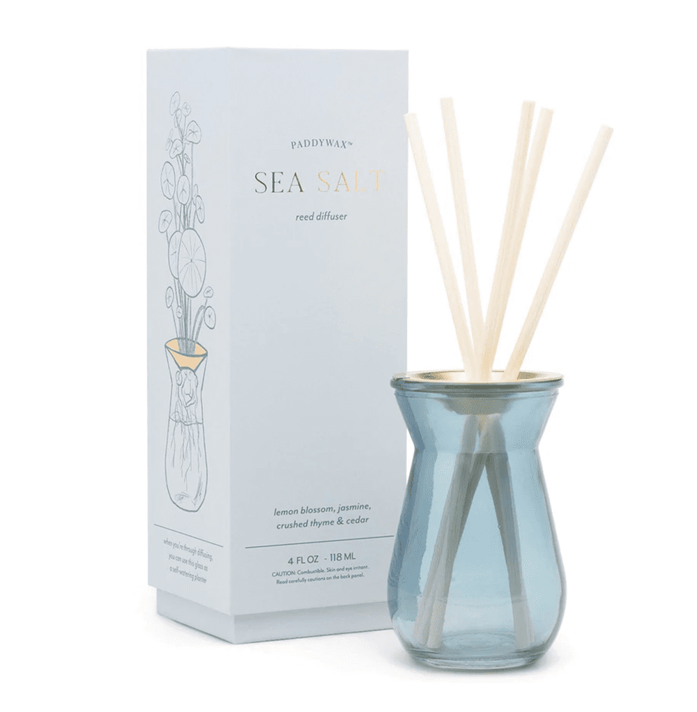 2022 Mother's Day Gift Ideas I Paddywax Flora Oil Diffuser in Sea Salt with lemon blossom, jasmine, crushed thyme and cedar #giftideas #giftsforher #mothersdaygift #homedecor