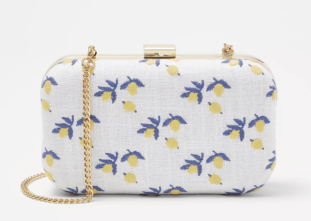 Spring 2022 Lemon Trend I Ann Taylor Clutch Handbag #ootdstyle #handbags #springoutfit
