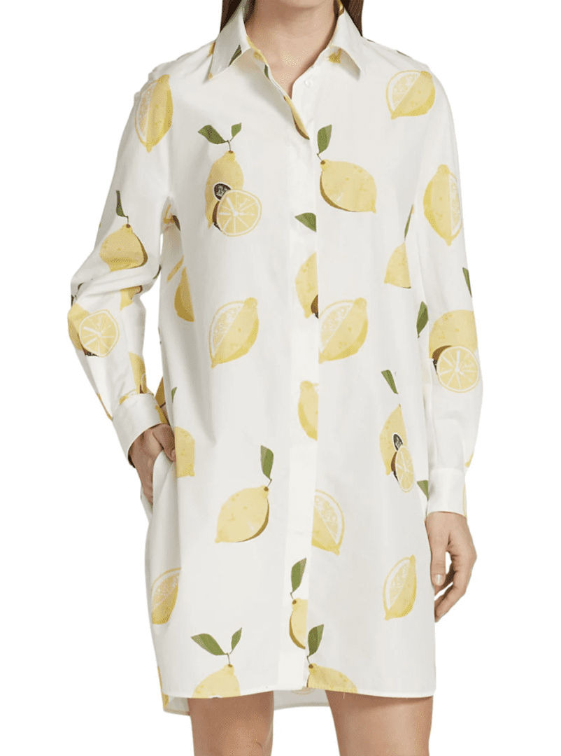 Spring 2022 Lemon Trend Style Picks I Max Mara Shirtdress #ootdstyle #springoutfit