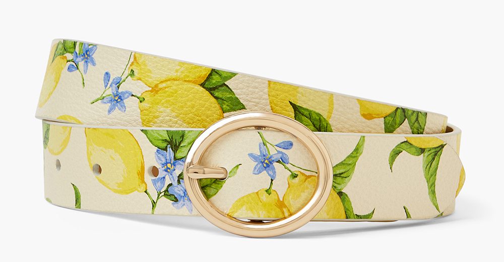 Spring 2022 Lemon Trend Style Picks I Talbots Belt with Gold Buckle #ootdstyle #springoutfit