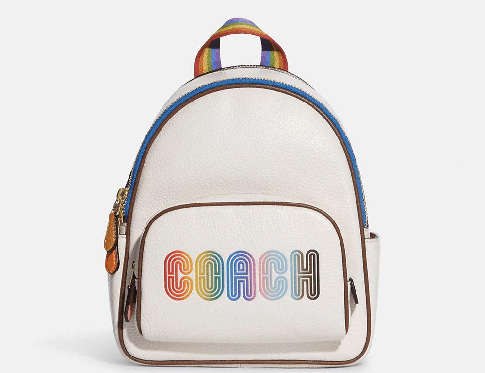 COACH Outlet Rainbow Backpack #ootdstyle #fashionstyle