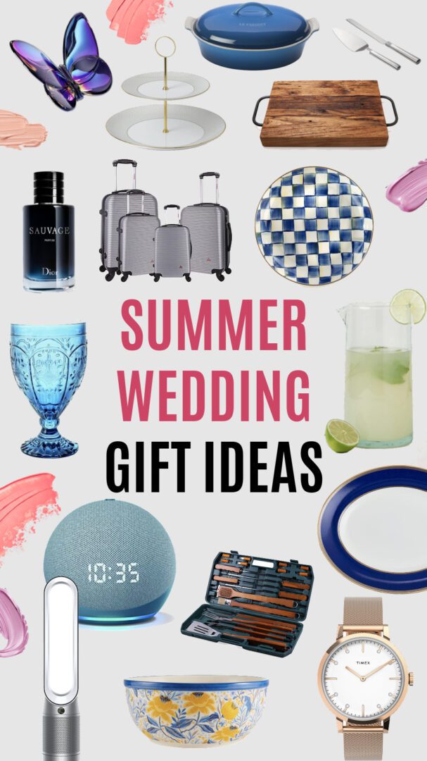 Summer Wedding Gift Ideas for Every Budget I DreaminLace.com #giftideas #weddinggiftideas