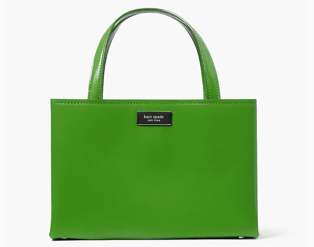 Kate Spade Fall 2022 Collection Style Favorites I Green Leather Small Tote Handbag #fashionstyle #ootdstyle