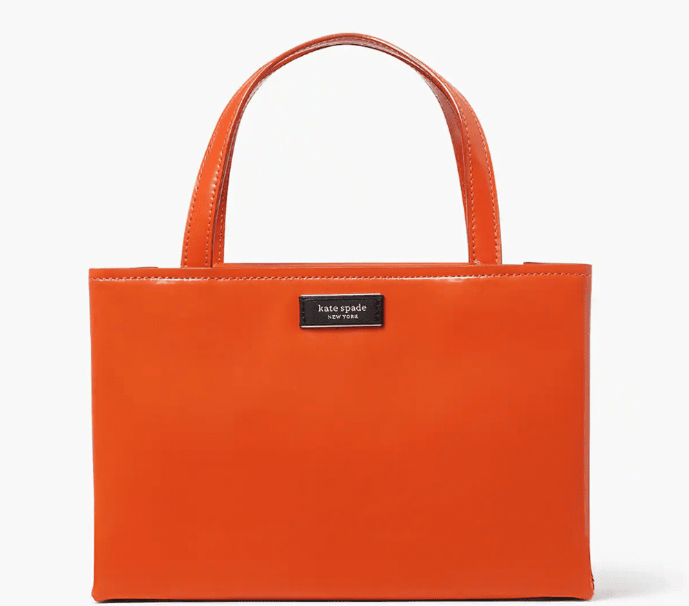 Kate Spade Fall 2022 Collection Style Favorites I Orange Leather Tote Handbag #ootdstyle #fashionstyle