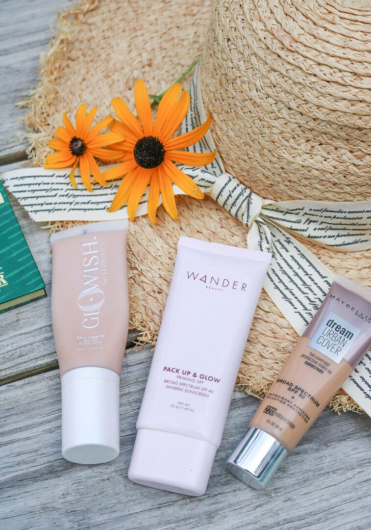 Summer 2022 Makeup Favorites I Huda Beauty Glowish, Wander Beauty Pack & Glow and Maybelline Dream Urban Cover foundation #makeuproutine #beautyblog #summermakeup