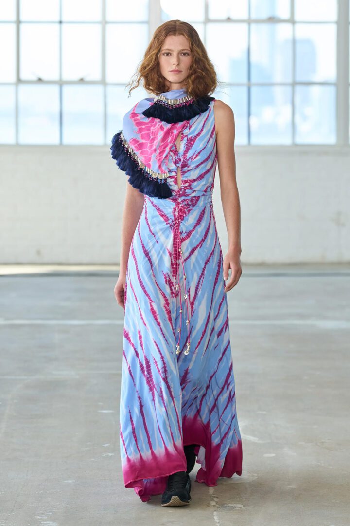 Best NYFW Spring 2023 Looks I Altuzarra Tie Dye Maxi Dress #fashionstyle #ootdstyle