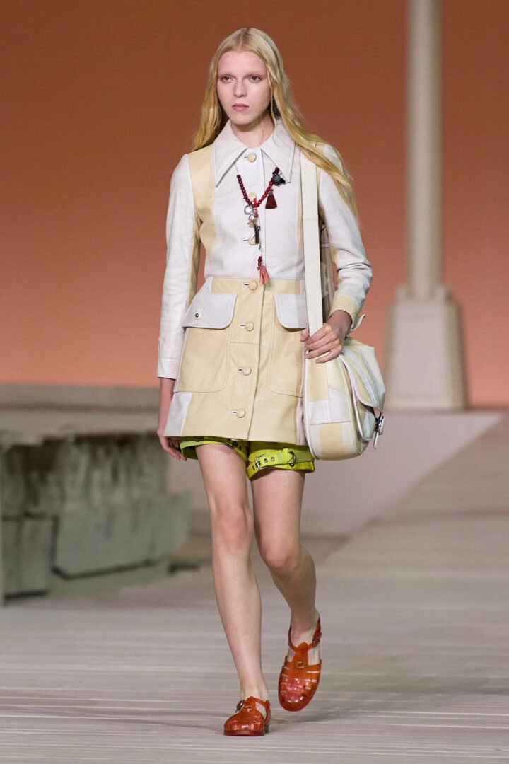 Best NYFW Spring 2023 Looks I Coach tailored jacket and oversized handbag #fashionstyle