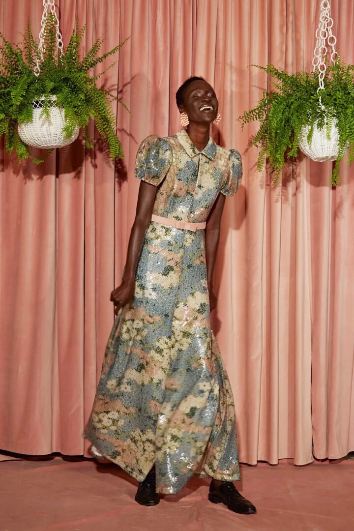 Best NYFW Spring 2023 Looks I Tanner Fletcher Floral Maxi Dress #fashionstyle