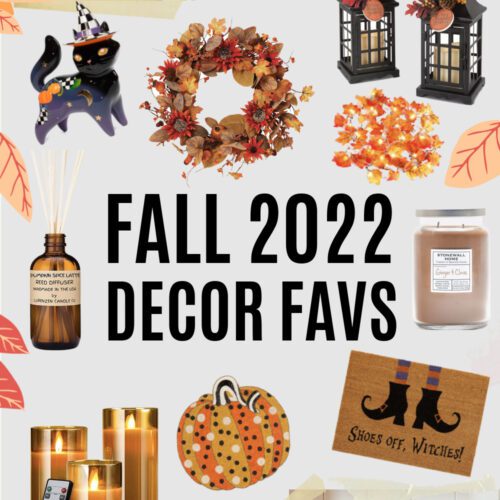 Fall 2022 Home Decor and Kitchen Favorites I DreaminLace.com #cozyvibes #homedecor #cozyhomedecor