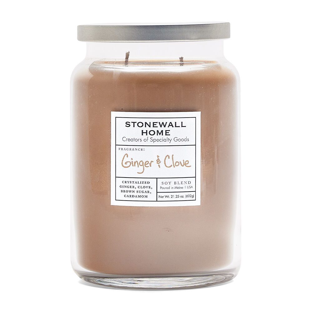 Fall 2022 Home Decor and Kitchen Favorites I Stonewall Kitchen Ginger and Clove Candle #homedecor #cozyvibes