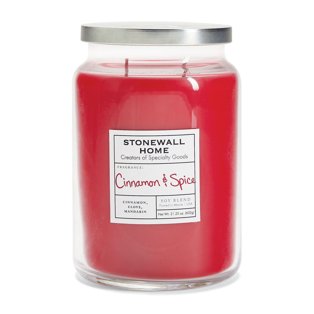 Fall 2022 Home Decor and Kitchen Favorites I Stonewall Kitchen Cinnamon Spice Candle #homedecor #cozyvibes