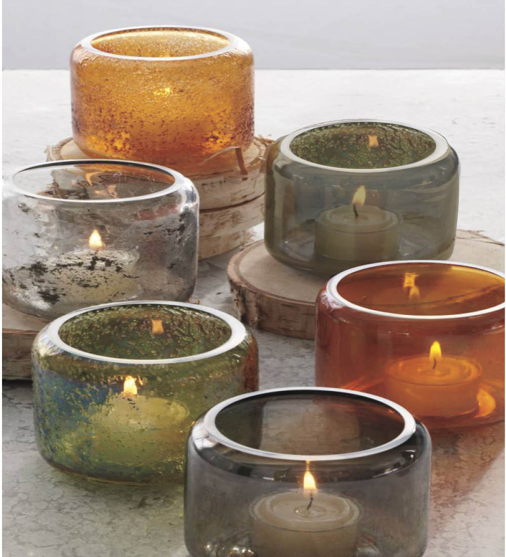 Fall 2022 Home Decor I Hubbard Glass Tealight Candle Holders #falldecor #homedecor #cozyvibes
