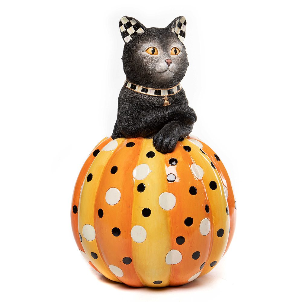 Halloween 2022 Home Decor Favorites I Mackenzie-Childs Alley Cat Pumpkin