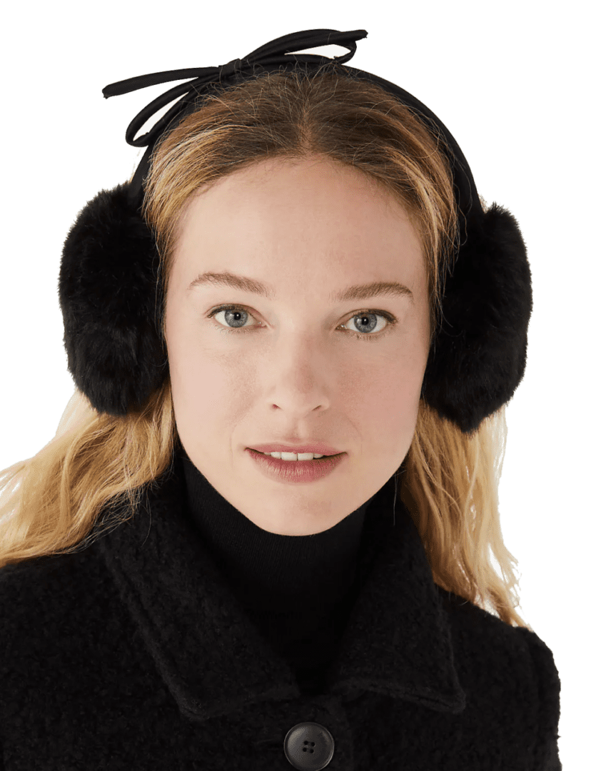 Kate Spade Winter 2023 Faux Fur Ear Muffs #fashionstyle #ootdstyle