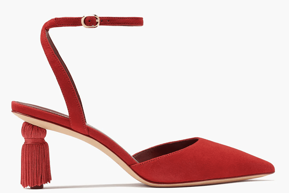 Kate Spade Winter 2023 Red Voila Pumps #fashionstyle #ootdstyle