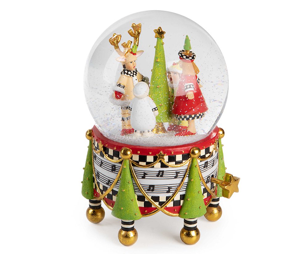 2022 Hostess Gift Ideas I Patience Brewster Festive Snow Globe #giftideas #homedecor