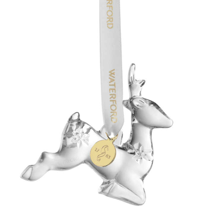2022 Hostess Gift Ideas I Waterford Mini Reindeer Ornament #giftideas #hostessgifts