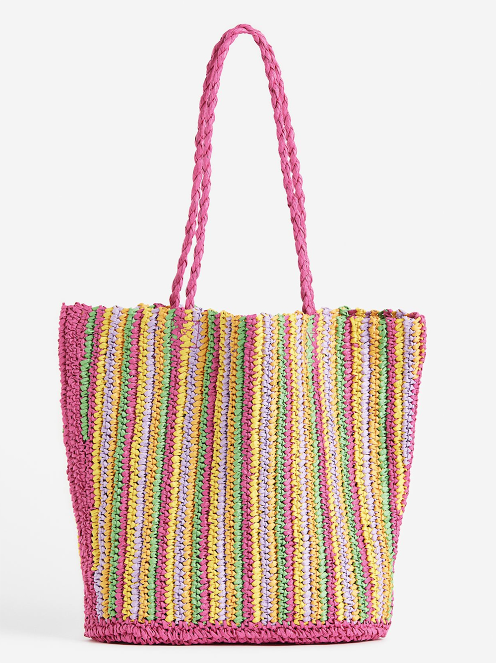 Best Summer 2023 Beach Bags I Affordable Striped Woven Tote