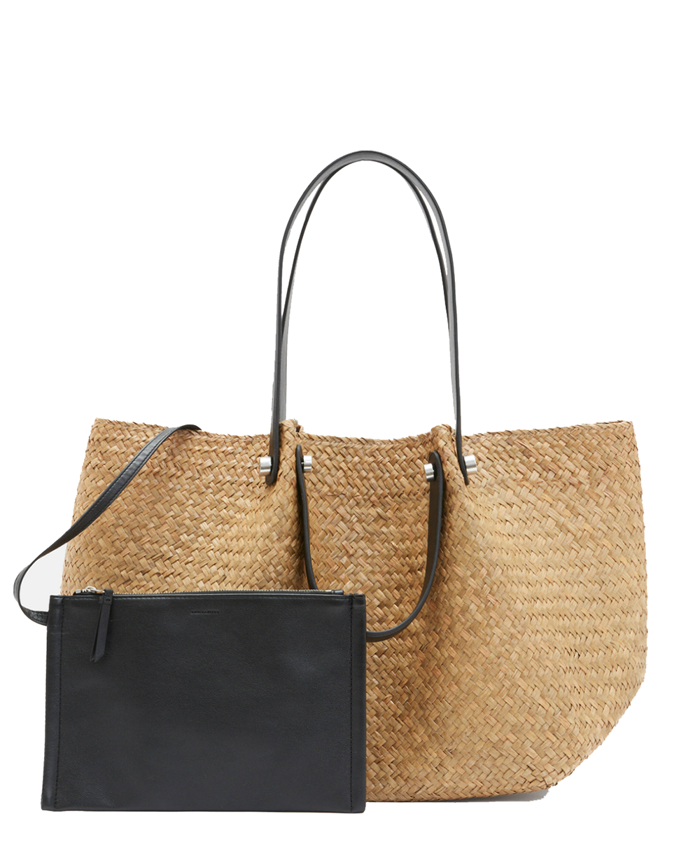 Best Summer 2023 Beach Bags I AllSaints Allington Straw Tote Bag #fashionstyle #ootdstyle #summeroutfit