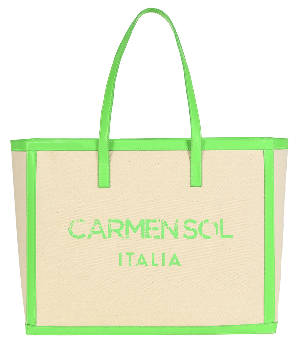 Best Summer 2023 Beach Bags I Carmen Sol Roma Canvas Large Tote