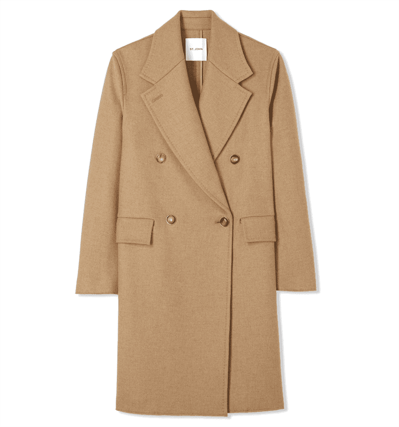 Carolyn Bessette-Kennedy Style Inspired Fall Outfit Ideas I St. John Camel Overcoat