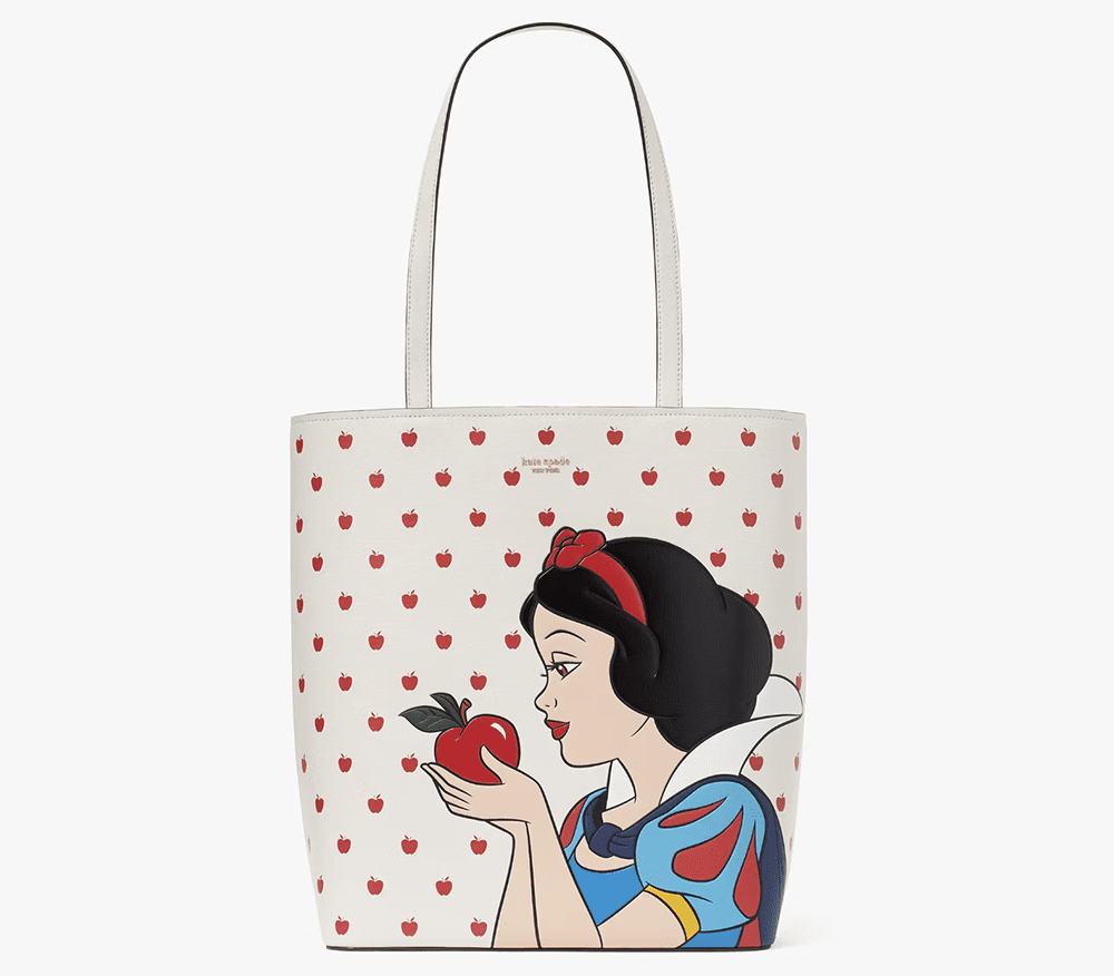 2024 End-of-Summer Labor Day Kate Spade Sale I Snow White poisoned apple tote bag