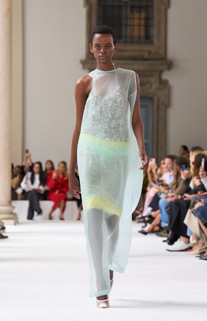 Best MFW Spring 2025 Looks Off Runway I Sportmax Organza Dress